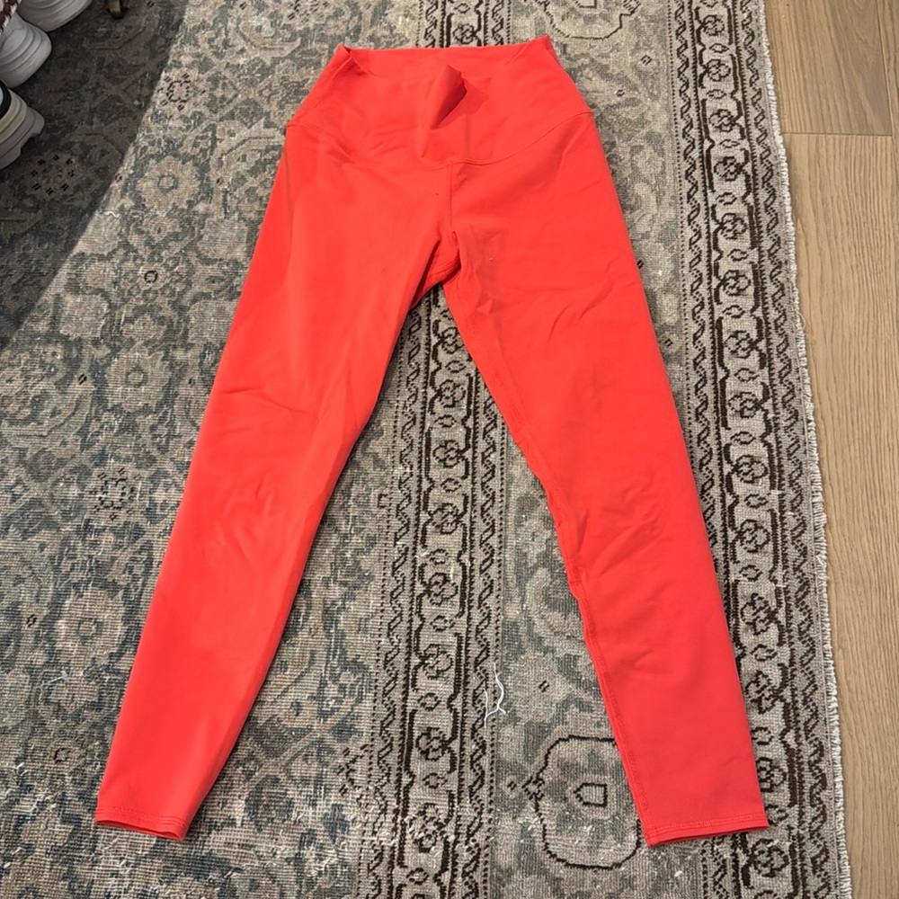 ALO red leggings